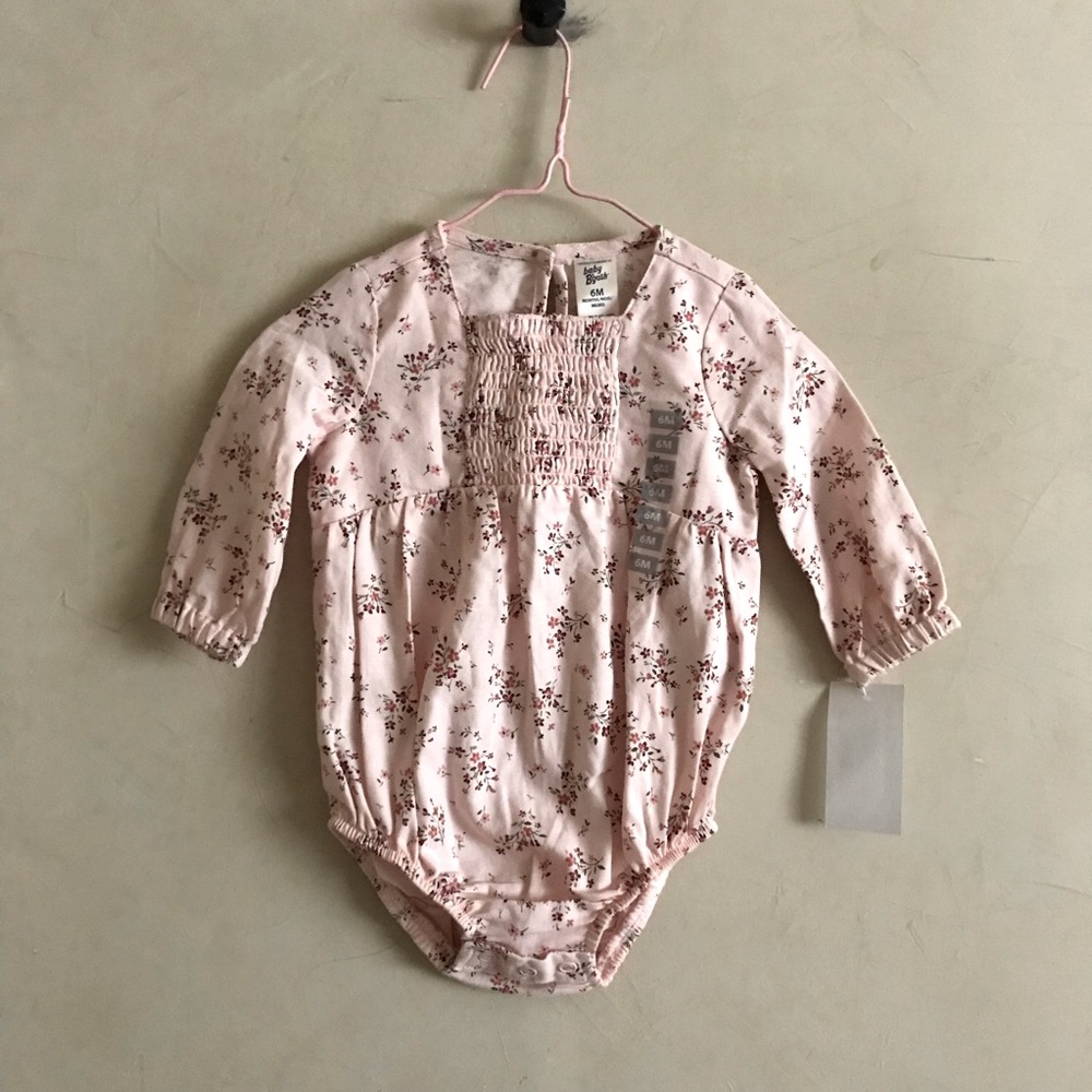 Sweet Floral Pink Baby One Piece